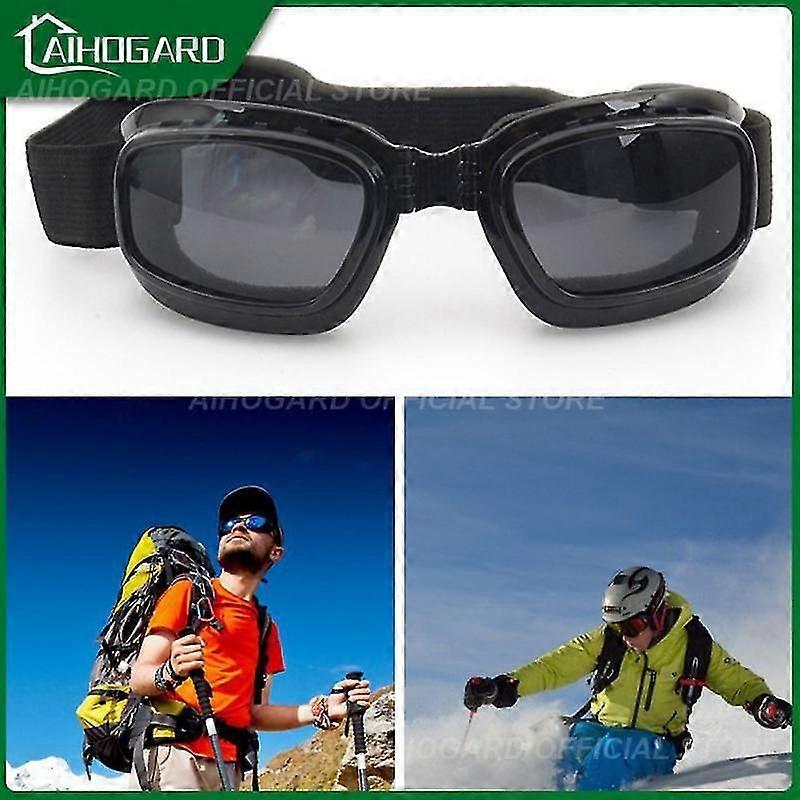Windproof Windproof Mirror Dustproof Splash Proof Folding Goggles 1pcs Car Accessories Color