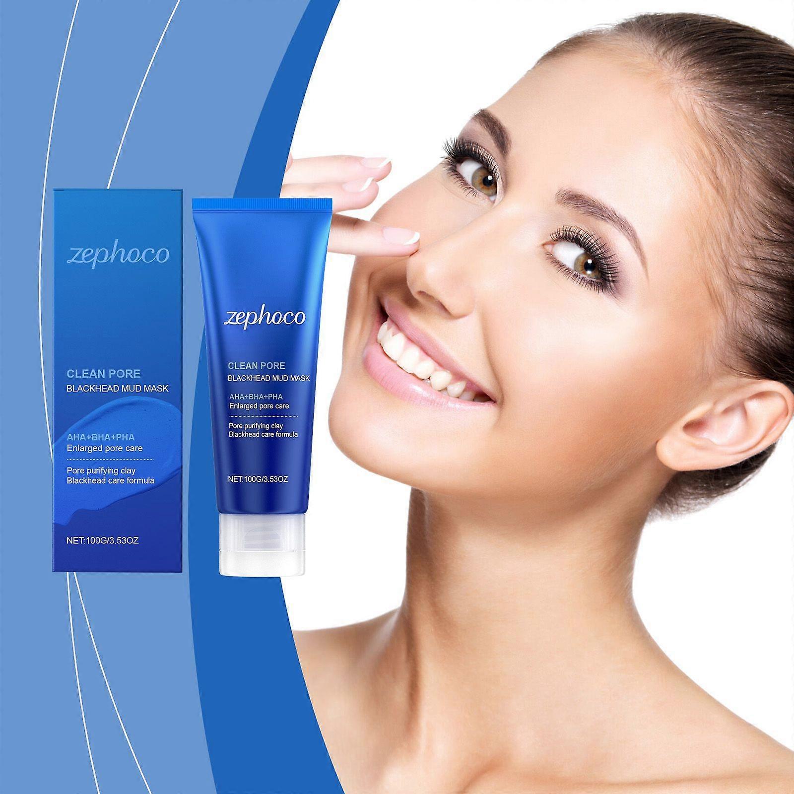 Zephoco Cleansing Blackhead Clay Mask Skin Cleaning Firming Pores Hydrating Moisturizing Skin Refreshing Non-Greasy