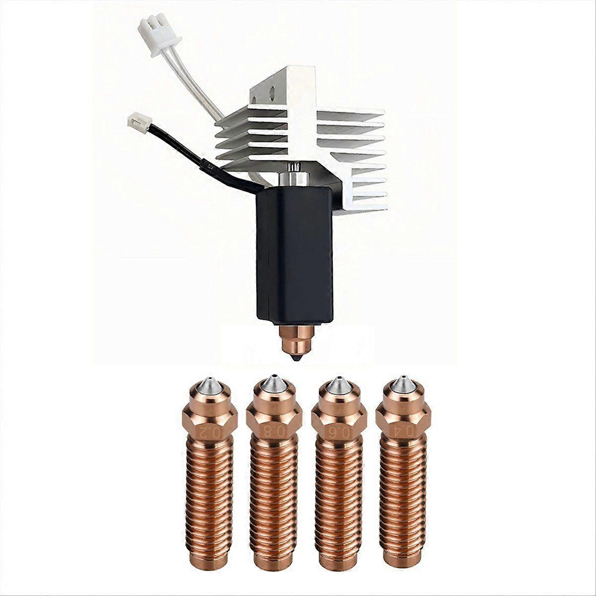 Hotend Nozzles for Centauri Bimetallic Nozzle 0.2/0.4/0.6/0.8mm 3D Printer Part