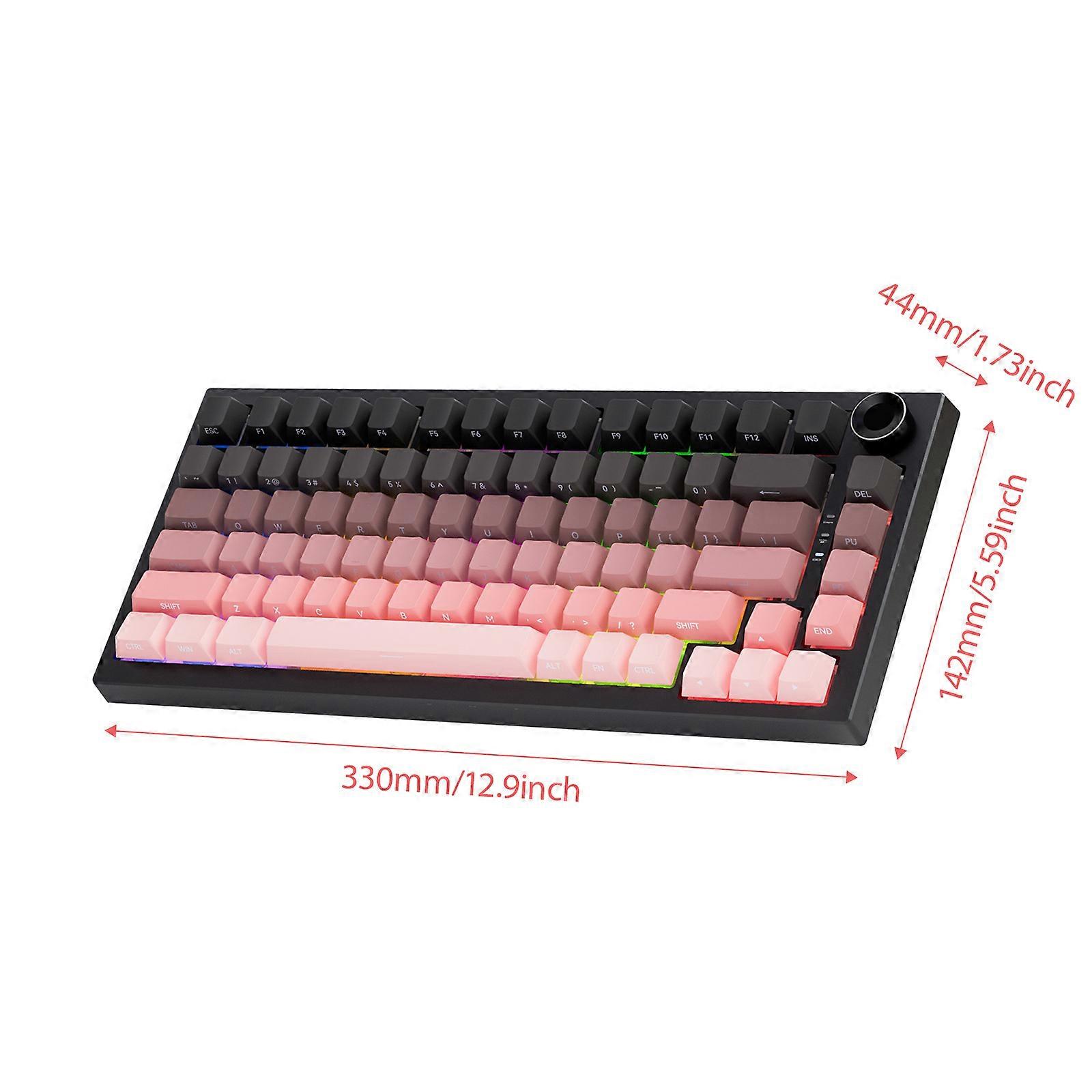 Backlit Play Keyset With 8000mAh Battery 3 Connection Approaches Customizable Access Quiet Action  White