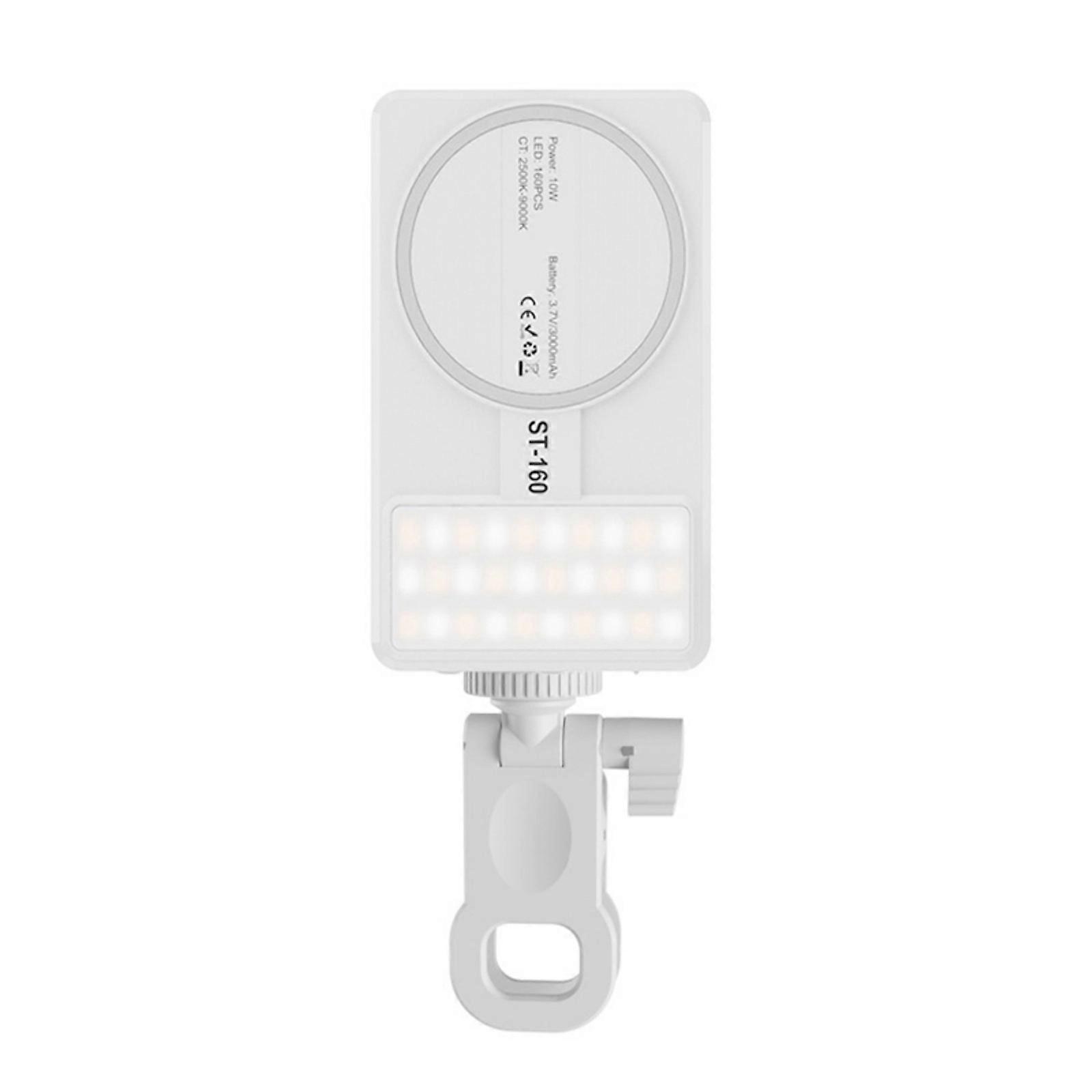 Attractive Attach Camera Fill Light With Cold Shoe Link Sunlight 3 Time Continuous Use For Unboxing  White