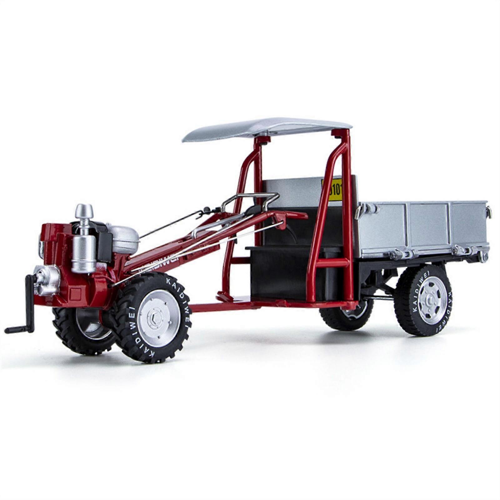 High Quality 1/16 Scale Metal Tractor Toy With Moving Parts Perfect For Interactive Play And Display  Red