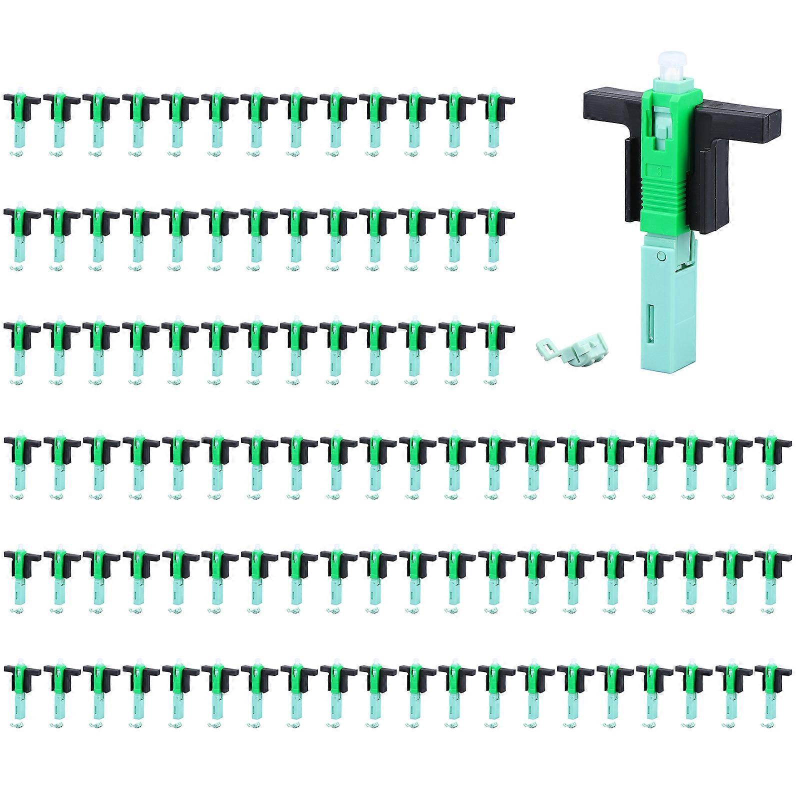 / Connector Triple Ferrule Dust V Clamp Mechanism Underground Deployment Ready Multicolor