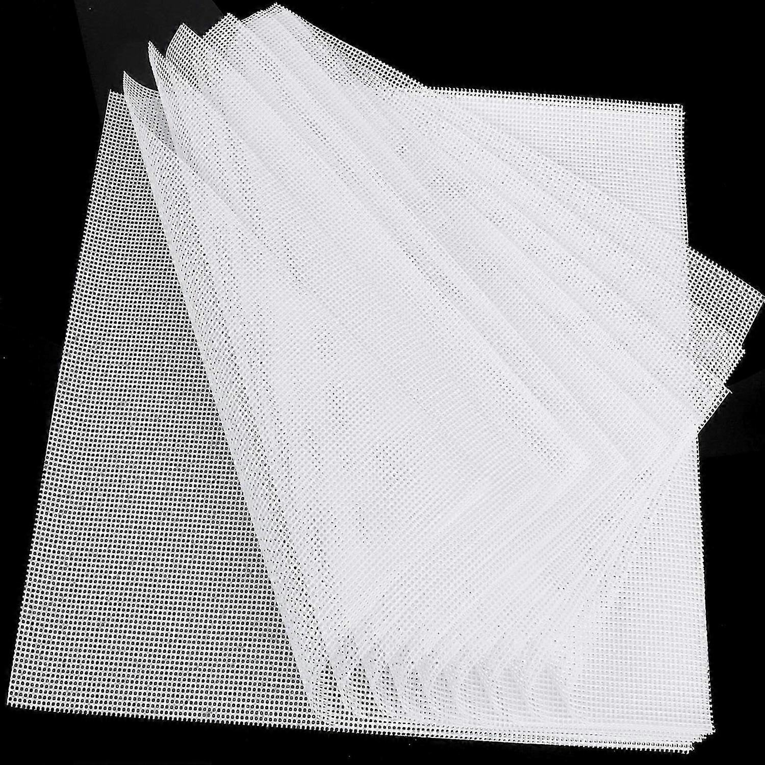 Silicone Dehydrator Sheets Pack Of 10, 30x30 And 40x40 Centimeters, Nonstick Fruit Dehydrator Mats For Drying, Reusable