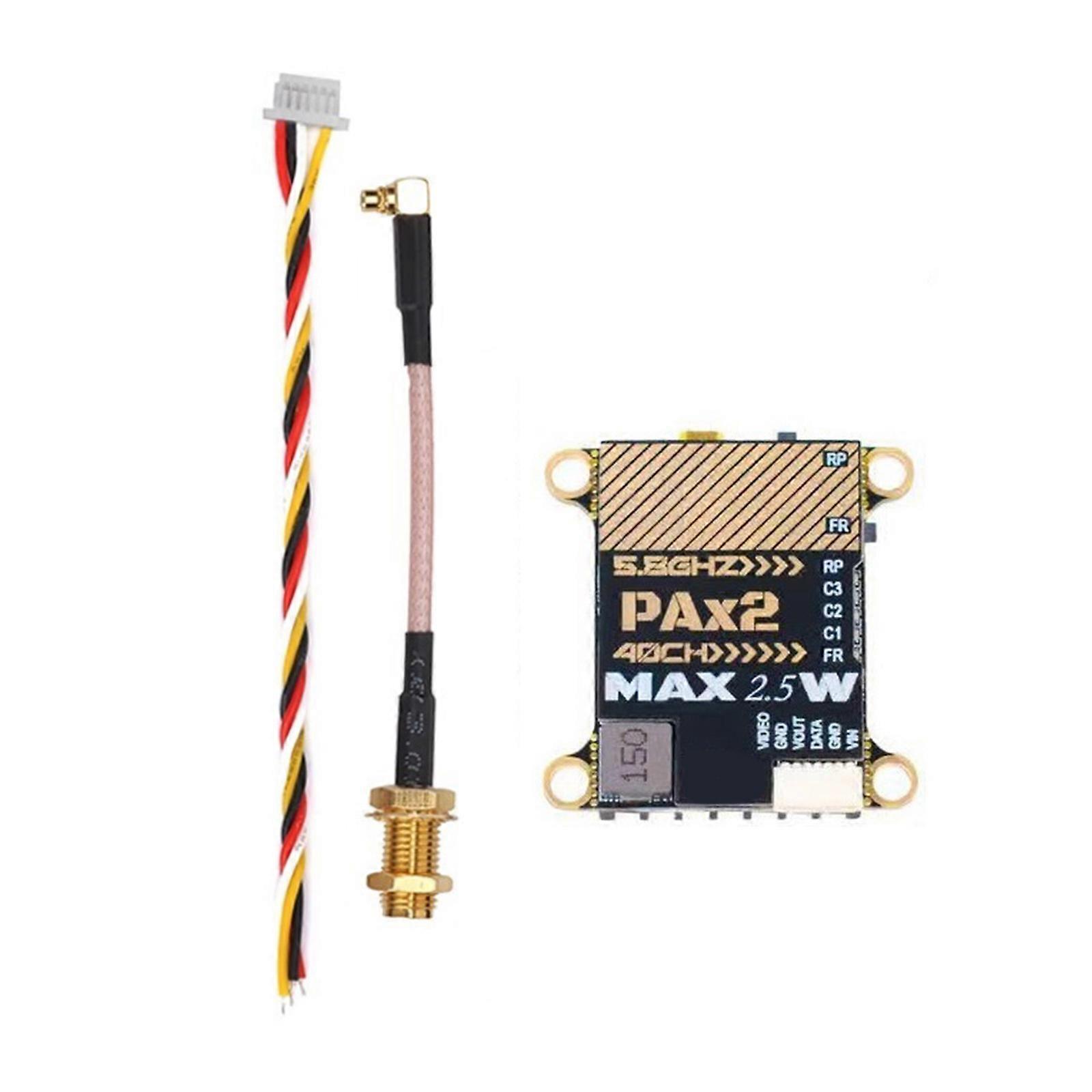 5.8GHz 2500mW 2.5W VTX Video  40CH FPV Transmitter Module 6-36V for FPV Long Ranges Airplanes Drones Multicolor