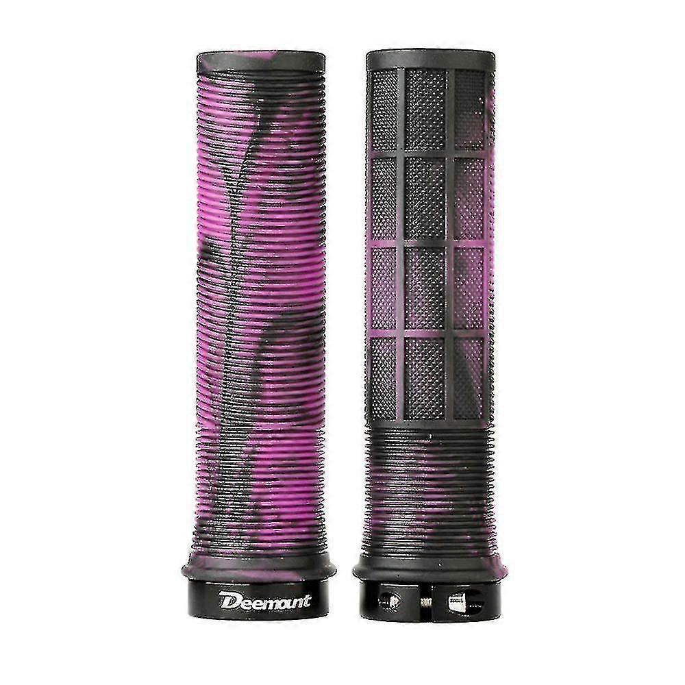 Bicycle Handle Bar Grips Double Lock On Bmx Mtb Mountain Bike Cycle Grip JU