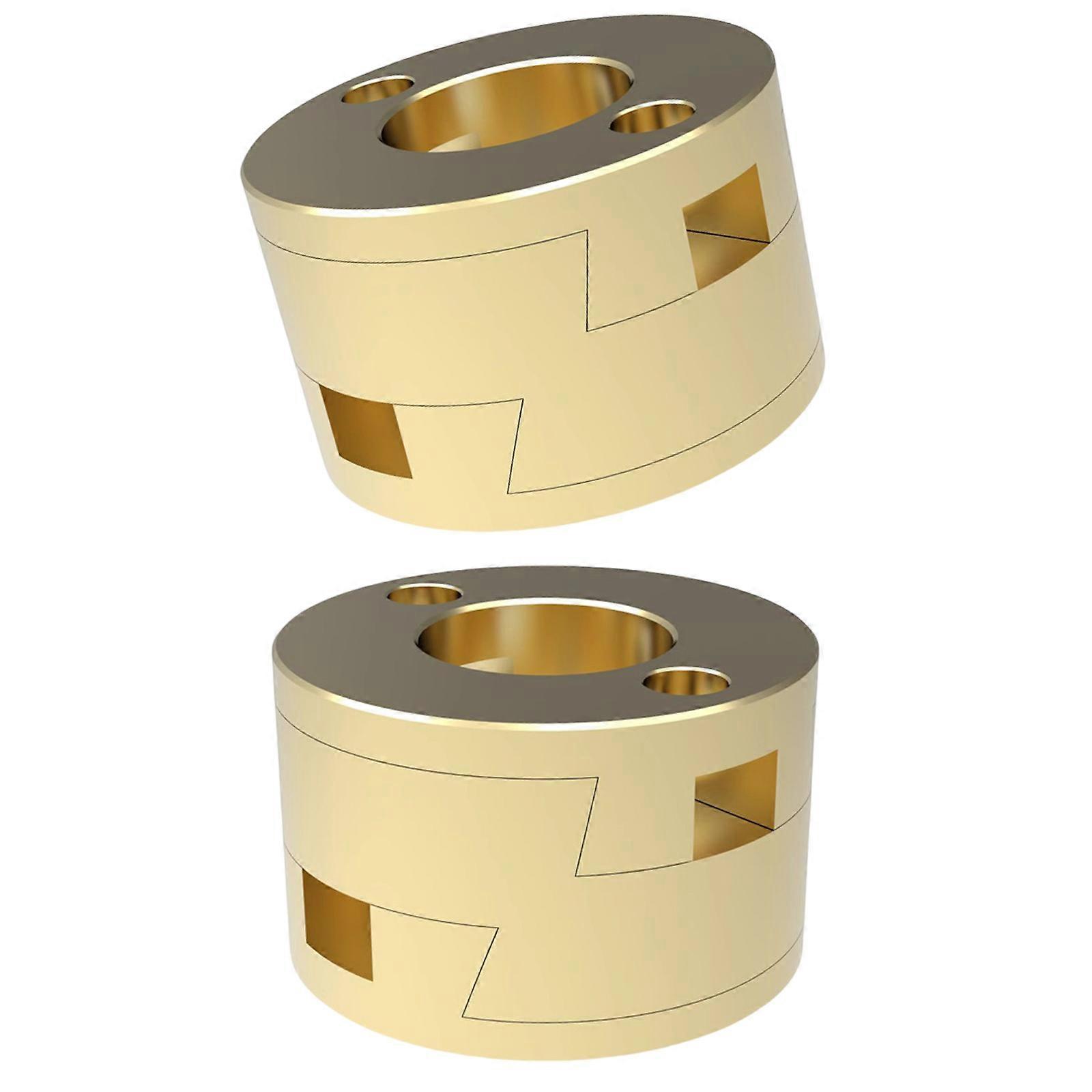 3D Printer Part for Oldham Coupling 16mm Shaft Coupler with Nut For Ender 3 T8 Z Shaft Screw 3D Printer Accessories Multicolor