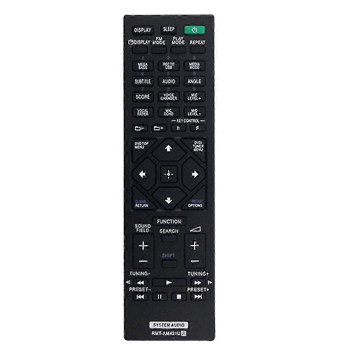 Replace -AM421U Remote for MHC-V73D MHC-V83D MHC-M80D MHC-M60D MHC-M40D HCD-M40D Home Audio Stereo S p