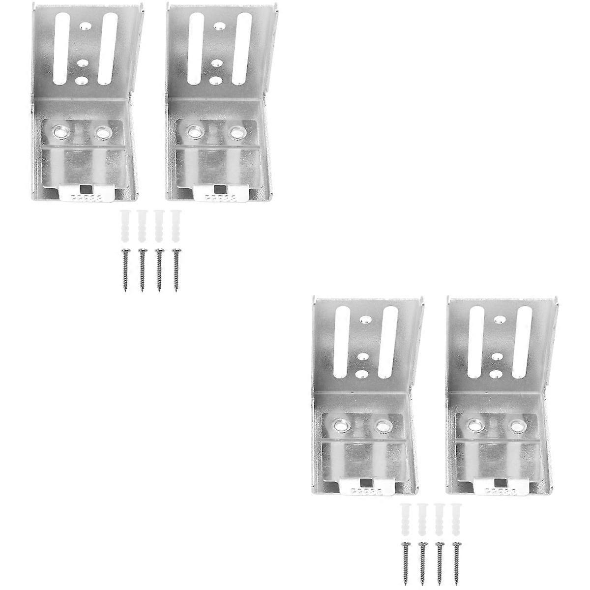 4 Pcs Curtain Ceiling Curtains Household Accessories Tops Mounting Code Installation