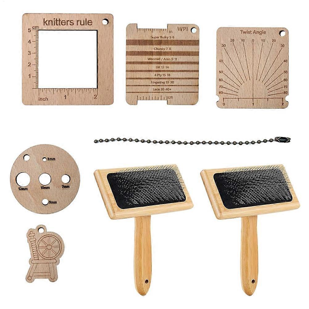 Carding Brushes for Wool - Hand Carding Wool Brushes Sturdy Yarn Brush Wool Blending Board for Puppy Cat Kitten