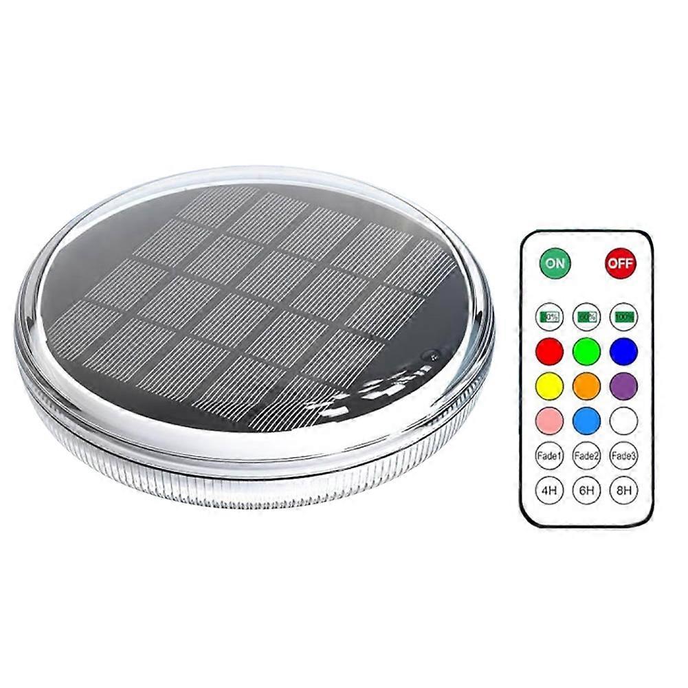 Solar Floating Pool Lights RGB Color Changing Pool Projector Light Waterproof LED for Pool Hot Tub for Decoration