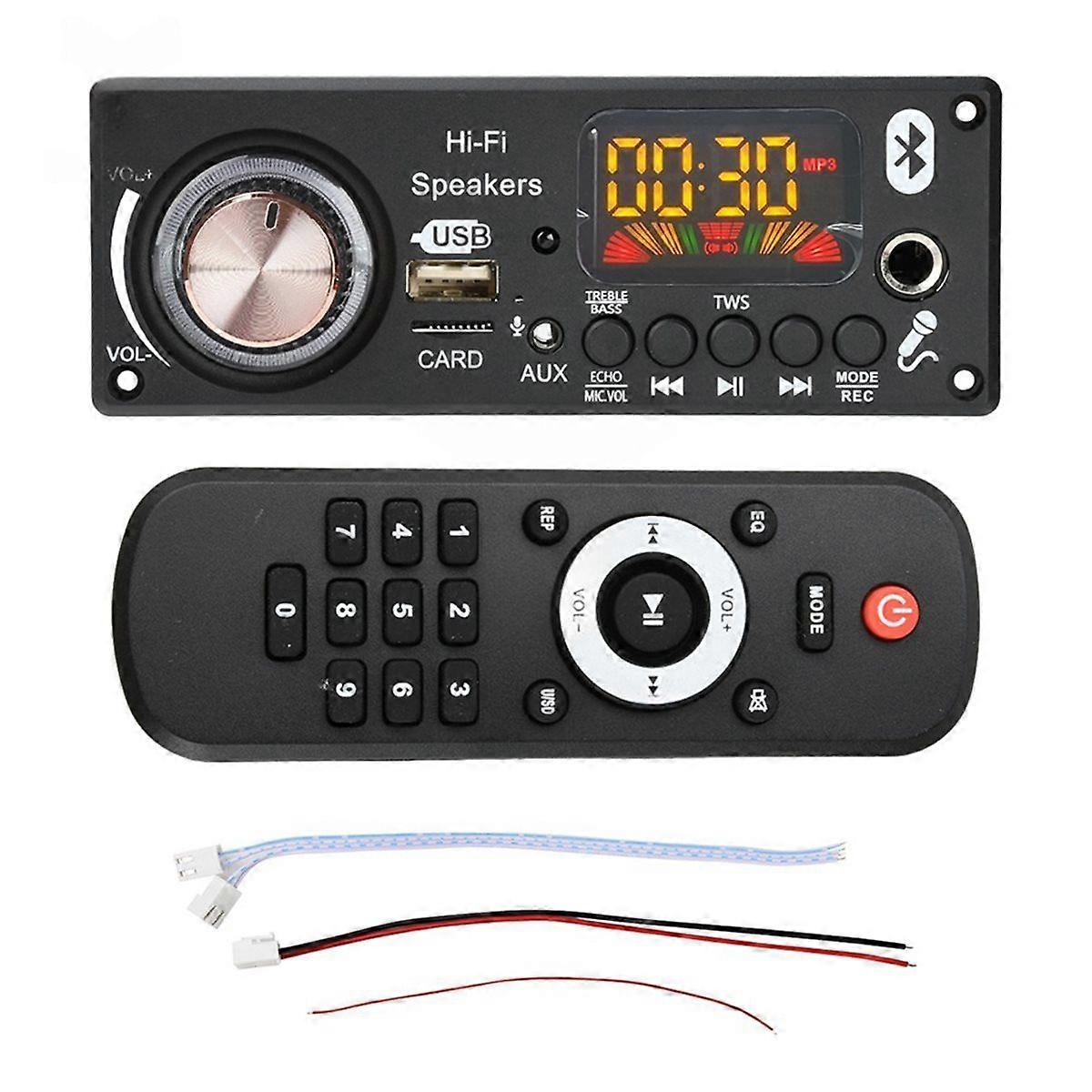 Bluetooth MP3 Decoding Board 12v High Power Amplifier with , BT 5.3 for Superior Car Audio and Stere