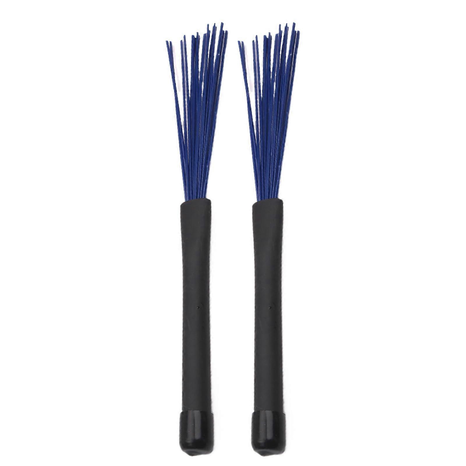 Drum Brushes Retractable Wire with NonSlip Ergonomic Handles for Jazz Drumming and Practice