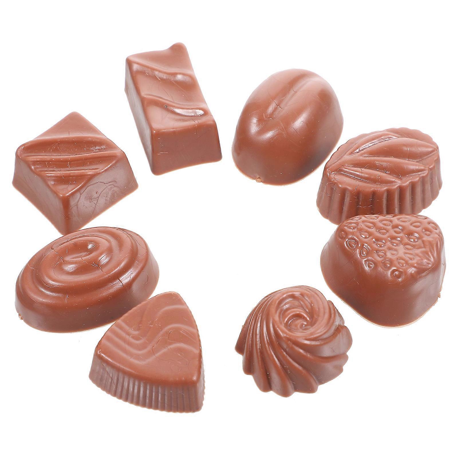Chocolate Shape Decoration Model For Store Display In Realistic Style 3.9X2.8cm Size Contains 16 Pcs
