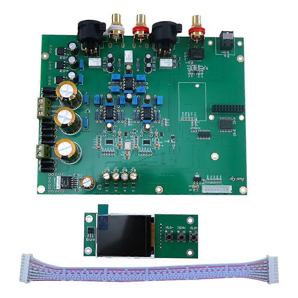 Dual ES9038q2m DAC dekodér Hifi koaxiální USB Bluetooth vstup PCM384k DSD512 s TFT obrazovkou Standardní verze