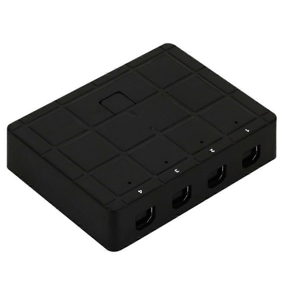USB2.0 KVM Switch Bi Directional Interconvertible 4 Way Computer Host Laptop Shared USB Printer Scanner Box