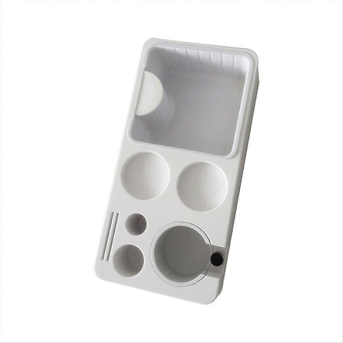 Espresso-Zapfbox, Espresso-Organizer, Espresso-Tamper, Weiß
