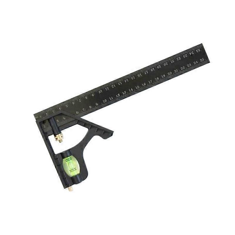 250mm Multifunctional Combined Square Ruler Movable Measuring Tool