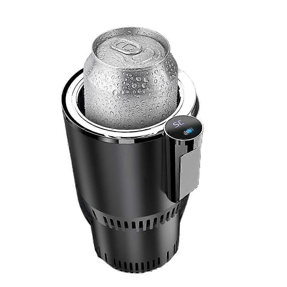 2 in 1 Car Cup Warmer and Cooler with Intelligent LCD Temperature for Travel Coffee and Juice