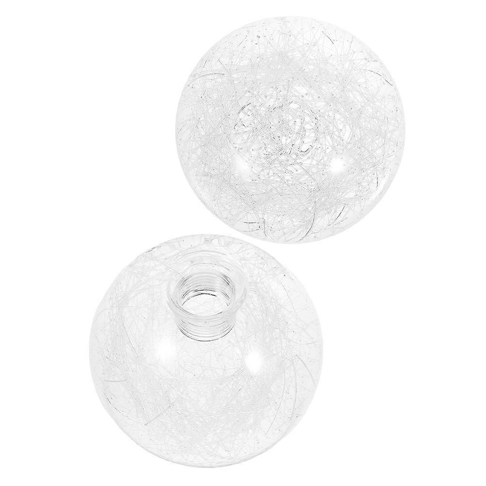 Transparent Glass Lamp Shade for Decorative Lighting 2Pcs Replacement Globe