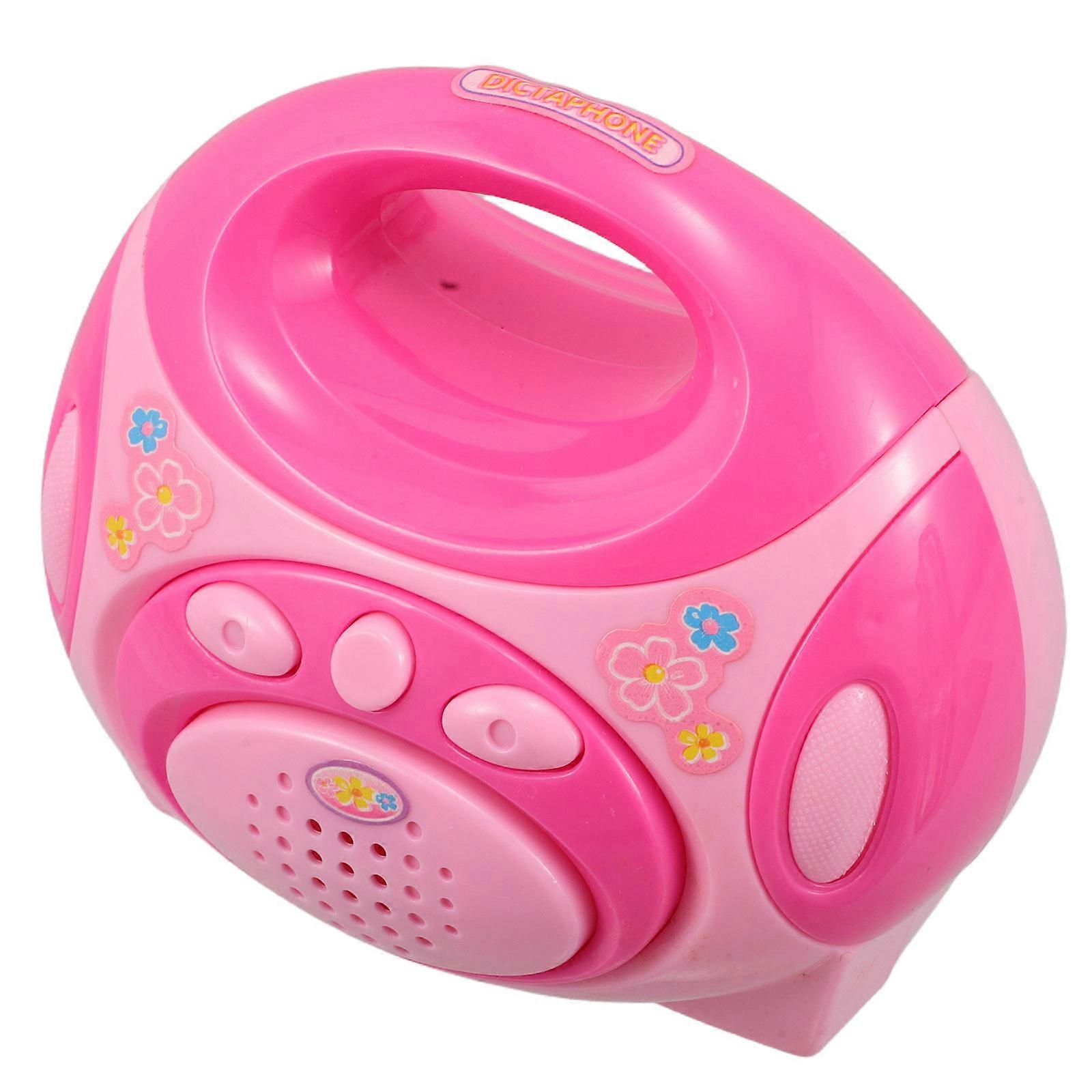 Kids Retro Boombox Toy for Pretend Play Player Model