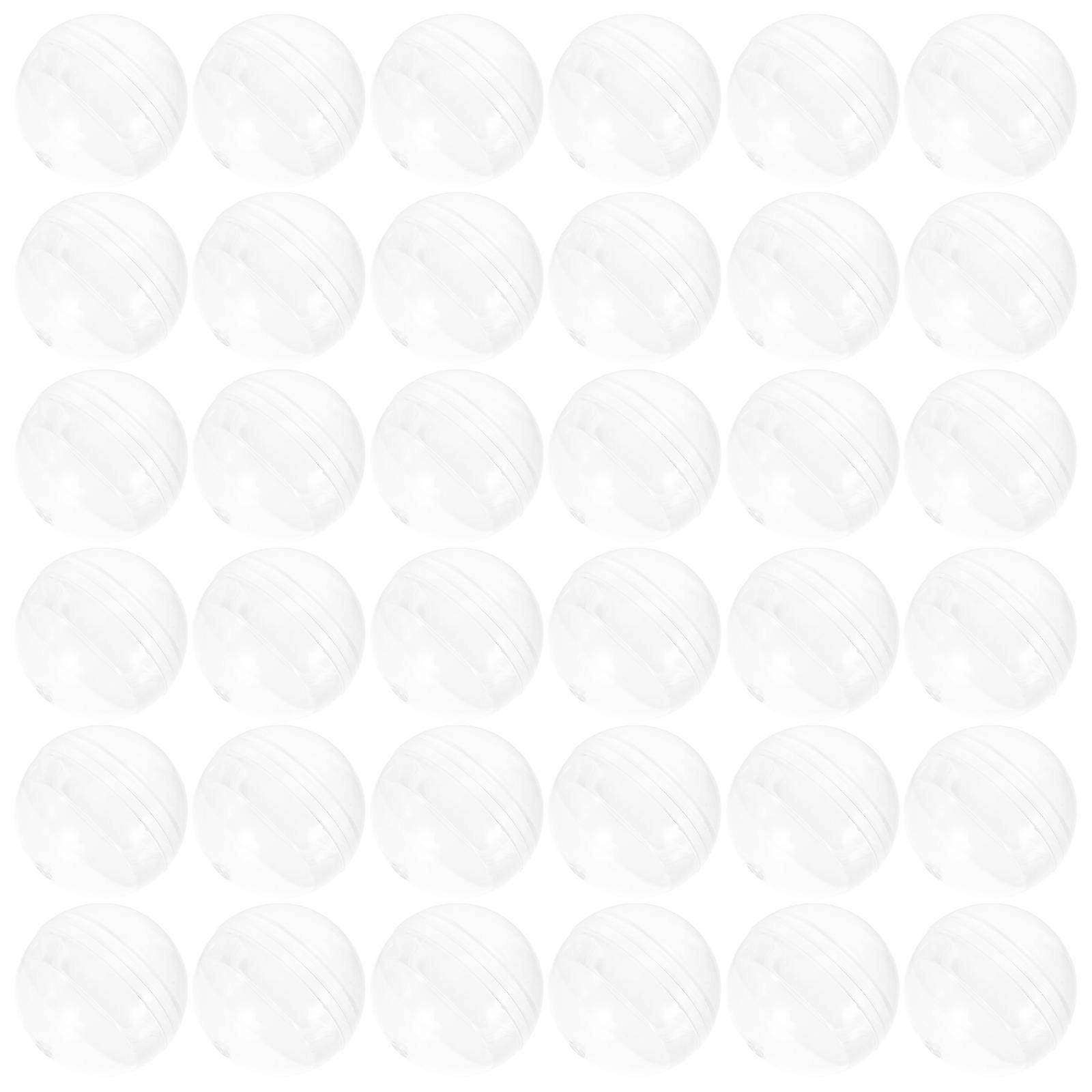 Vending Machine Ball Props Transparent Capsules for Party Favor 120Pcs