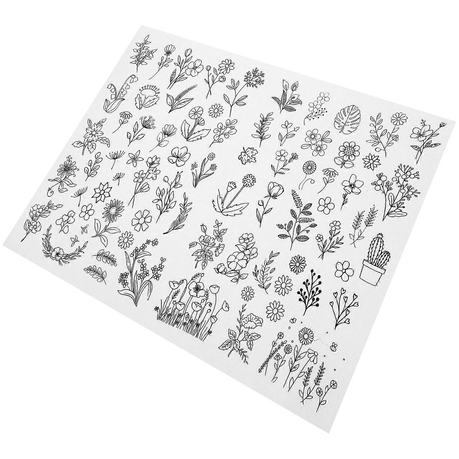 Embroidery Stabilizer For Garments And Fabrics Assorted Color Washable Functionality 1 Sheet