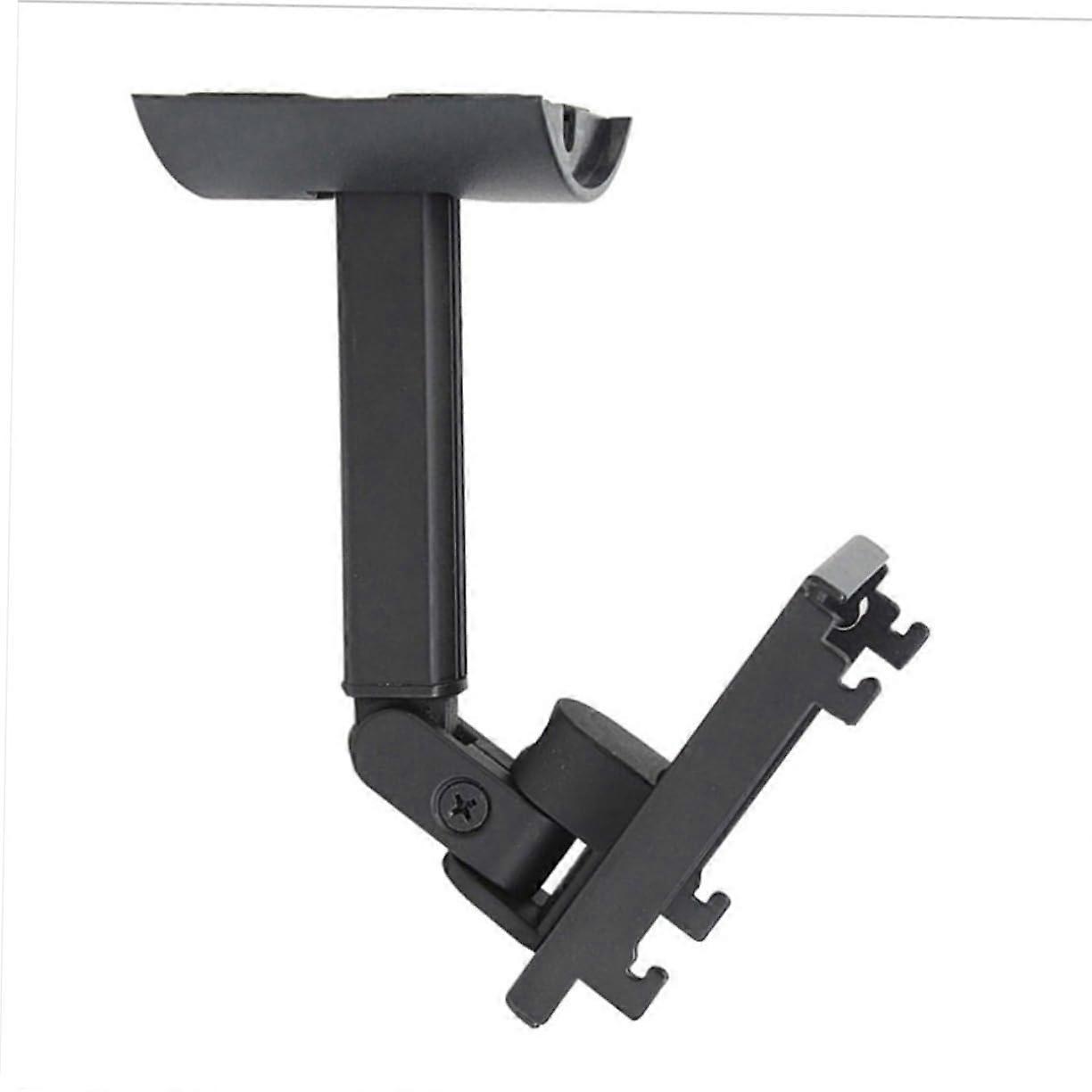 Wall Mount Speaker Bracket Universal For Various Speaker Types Durable Plastic Metal Construction Black Kit Included