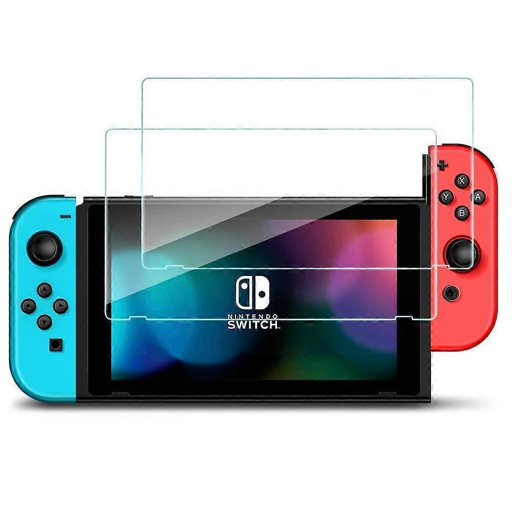 Screen Protector 3 Pack for Nintendo Switch, 6.2 Inch 2017 Tempered Glass, Scratch Resistant, Shatterproof