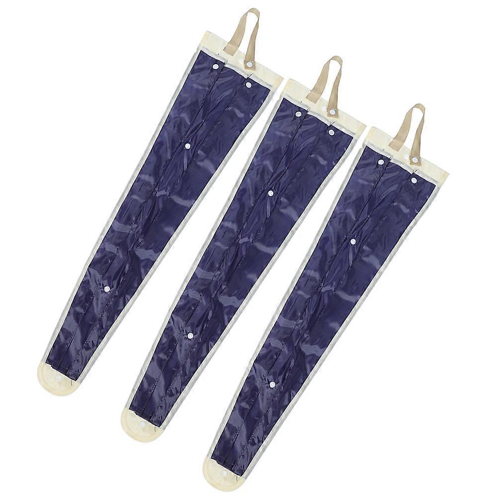 3Pcs Foldable Car Umbrella Bags Multi-Functional Design Organizer For Car Use Assorted Color With Dust Prevention