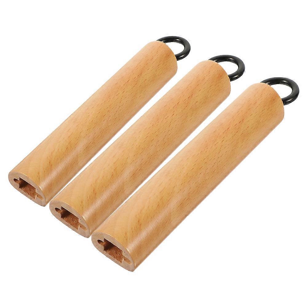 Pot Handle Replacement Wood Accessories for Kitchen 3Pcs Heatproof Grip