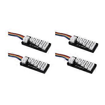 RC Product 2-6S Lipo-Akku-Ladebalanceplatine, 4 Stück XH-Platinen-Balancer-Erweiterungsladegerät-Adapter für B6AC A6