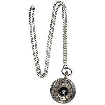 Taschenuhr mit Kettenzifferblatt, Taschenuhr im Vintage-Stil, Herren-Taschenuhr 25-26