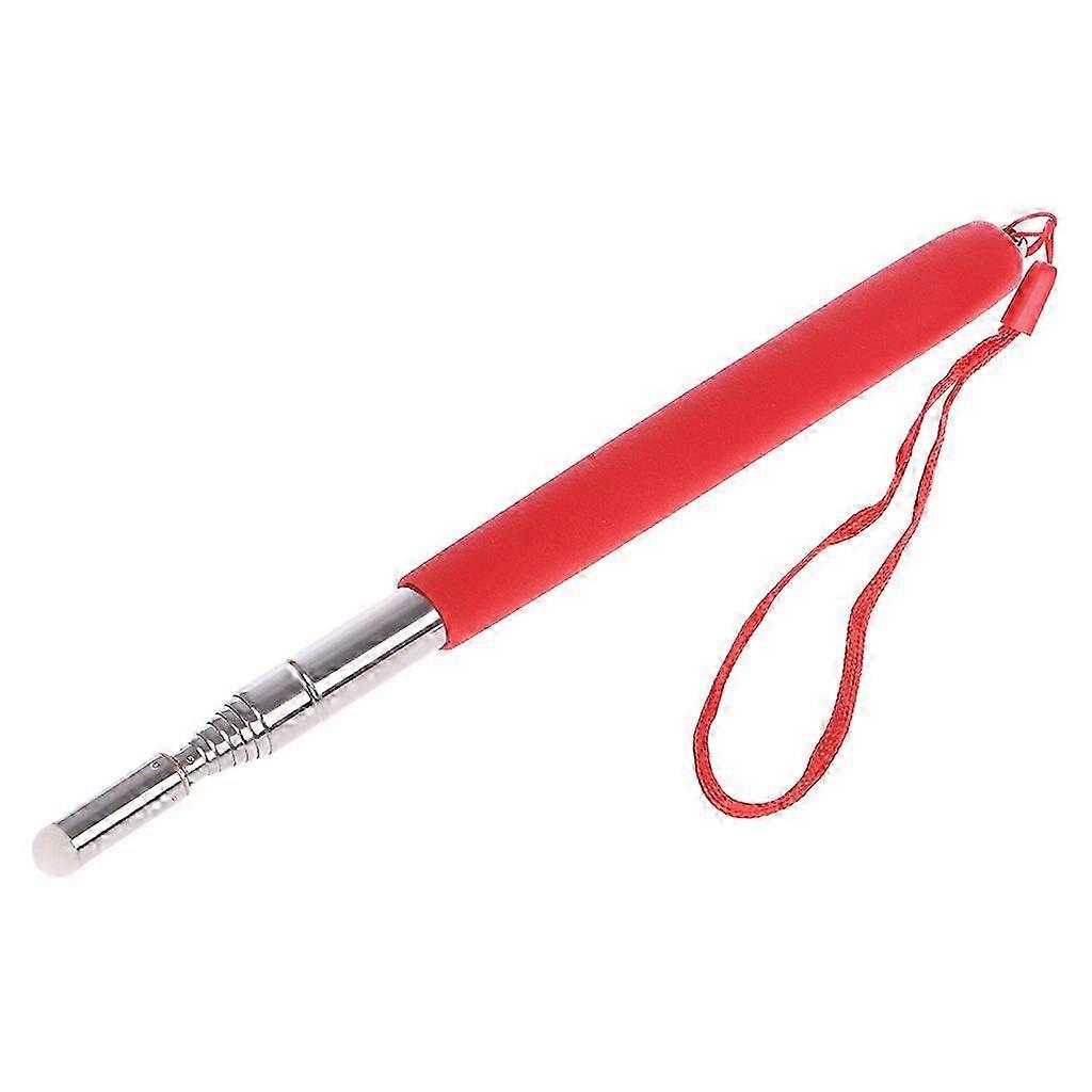 Mini Retractable Classroom Pointer for School, Telescopic Teachers Pointer Extendable Hand Pointers Finger Pointer Stick Red 25-26s