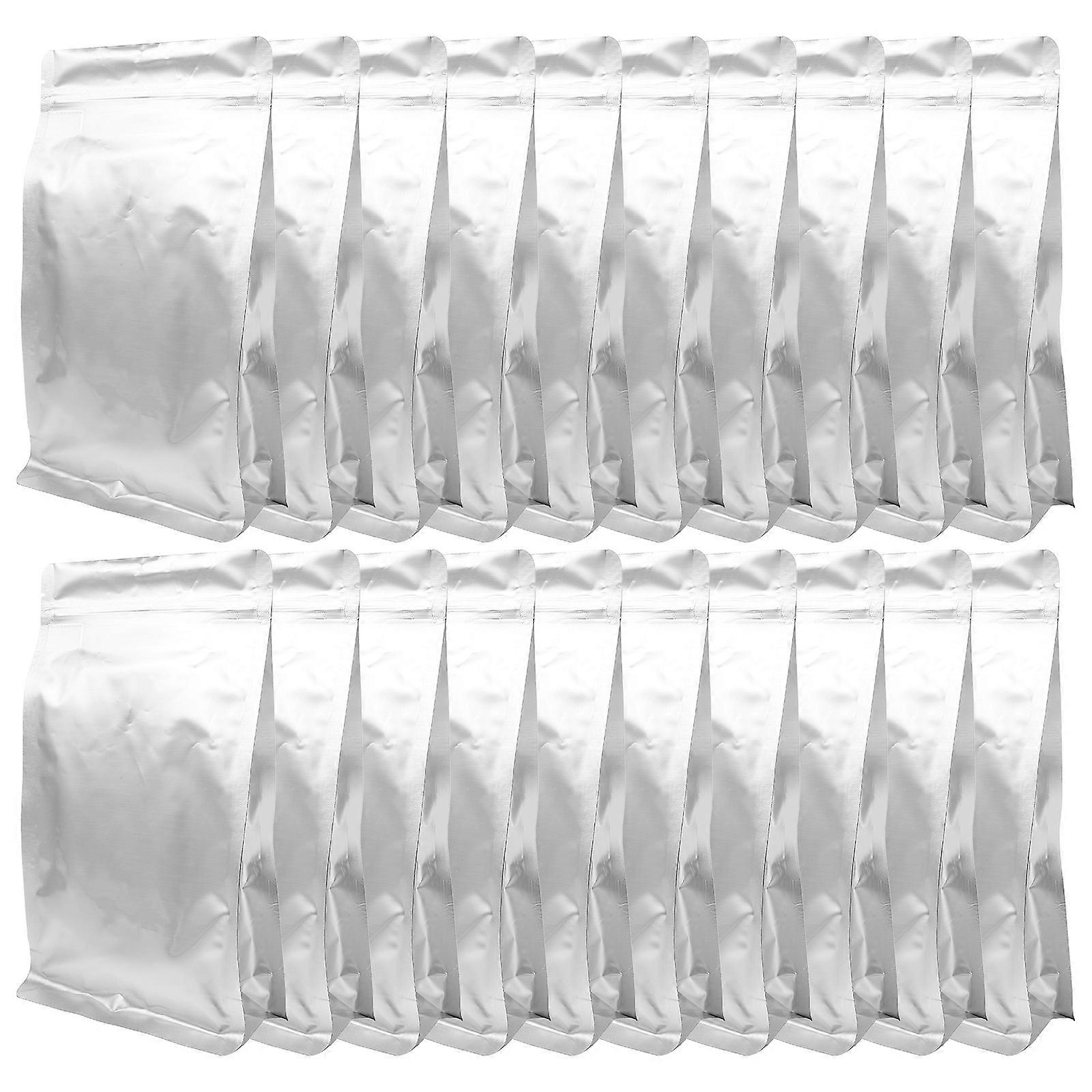 Grease Bag Multi-Function for Fat Storage 20Pcs Portable Silver Aluminum