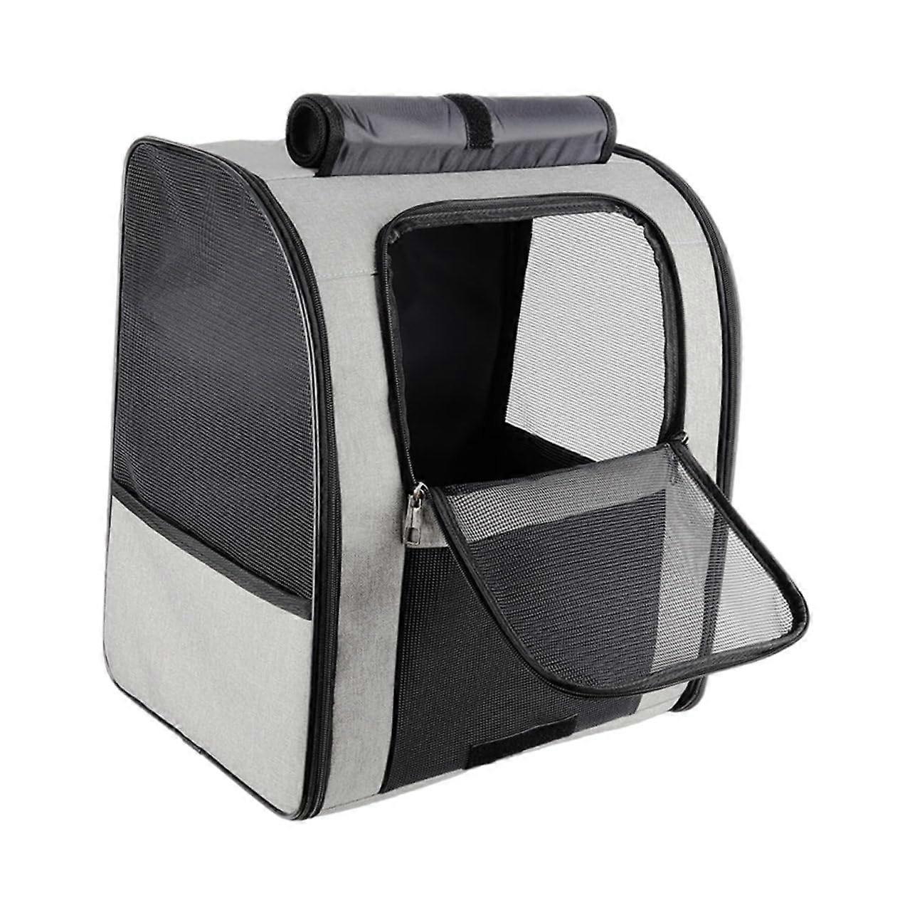 Breathable Cat Backpack Carrier for Travel and Camping, Spacious Comfortable Design for Pets