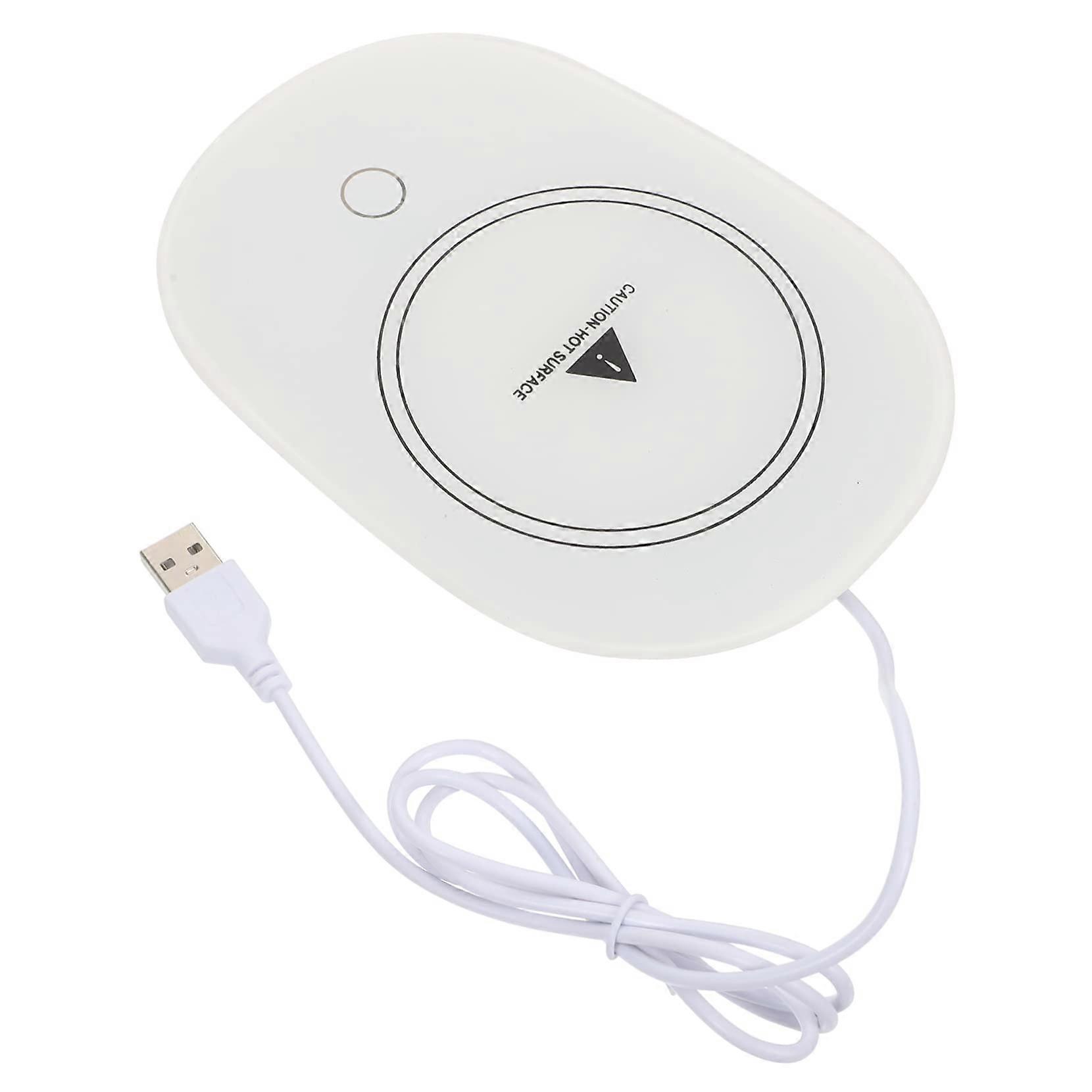 USB Coffee Cup Warmer with Digital Temperature Control for Desk Home Office Keeps Drinks Warm Ref: 9204