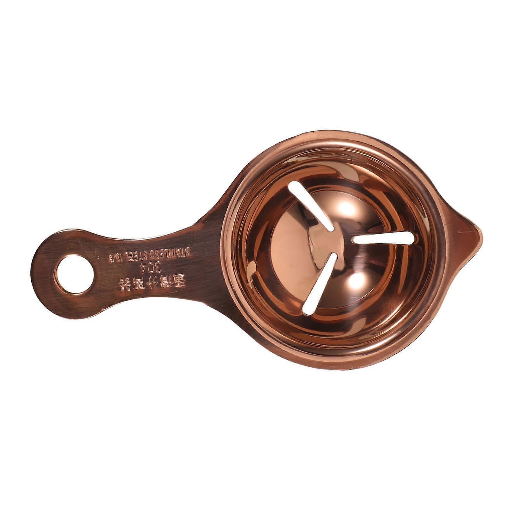 Stainless Steel Egg Separator with Ergonomic Handle for Effortless Yolk and White Separation Baking