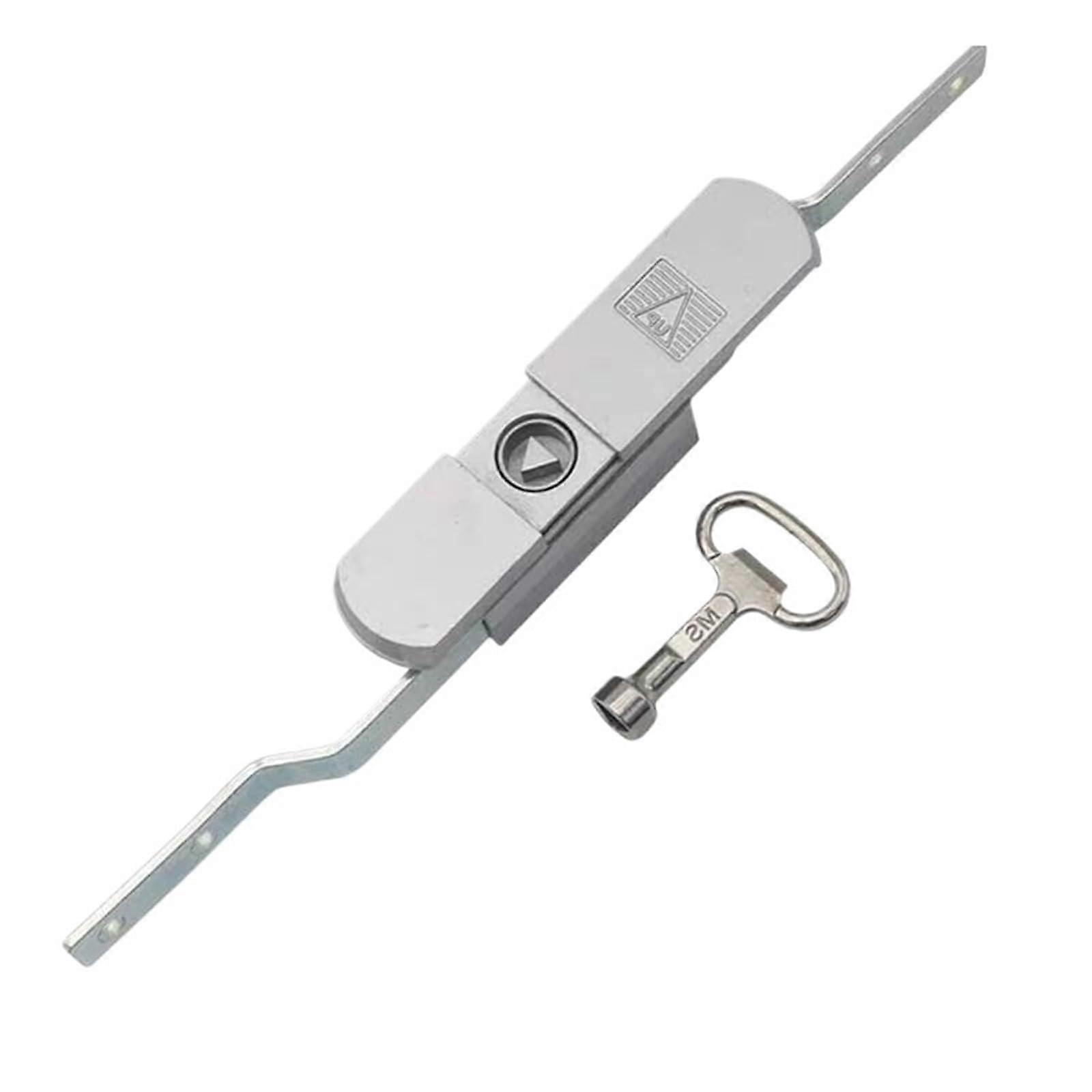 Cabinet Lock with Triangle Key and Zinc Alloy Body for Upper and Lower Doors Secure Interlocking