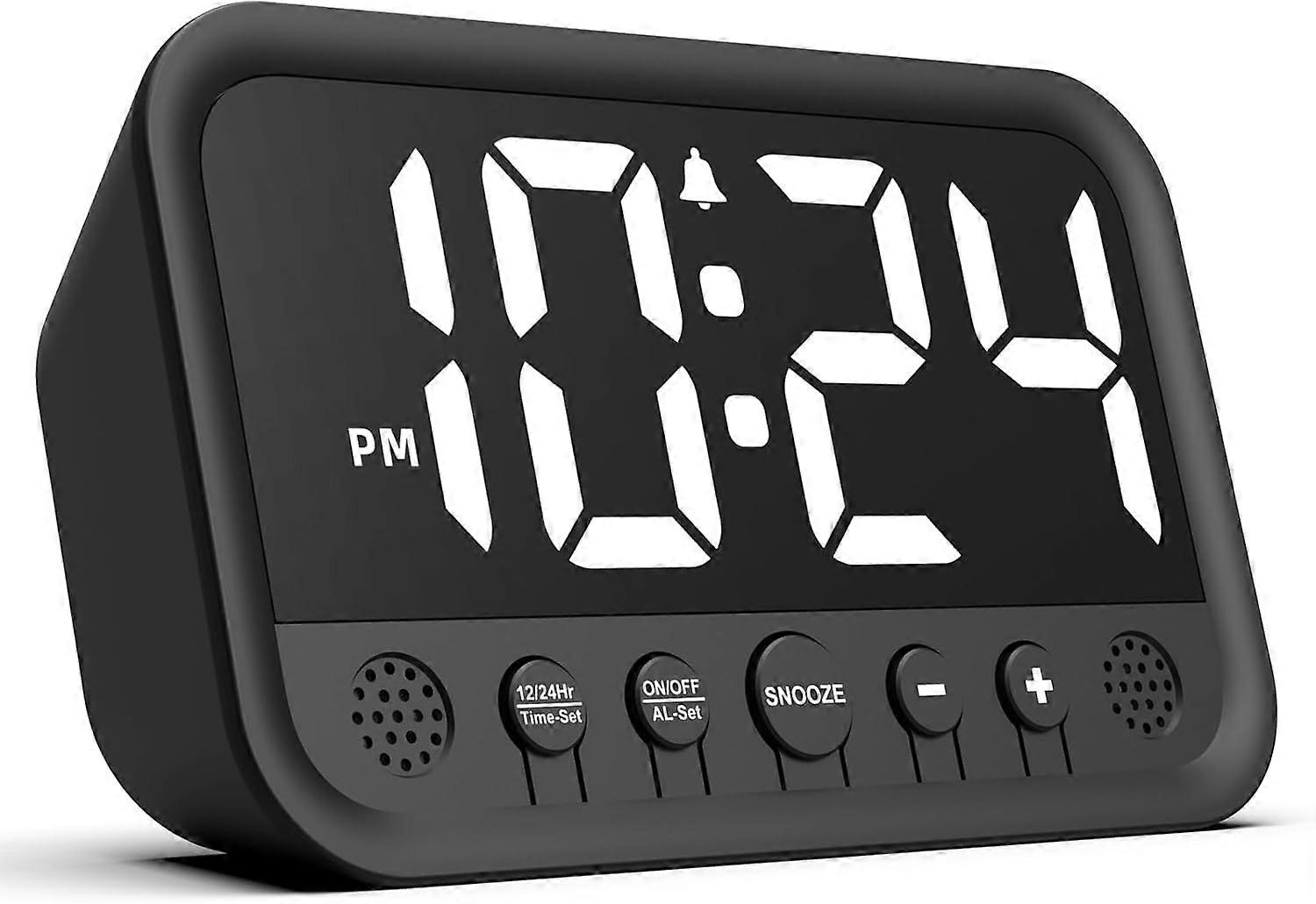 LED Digital Alarm Clock, Large Number Display