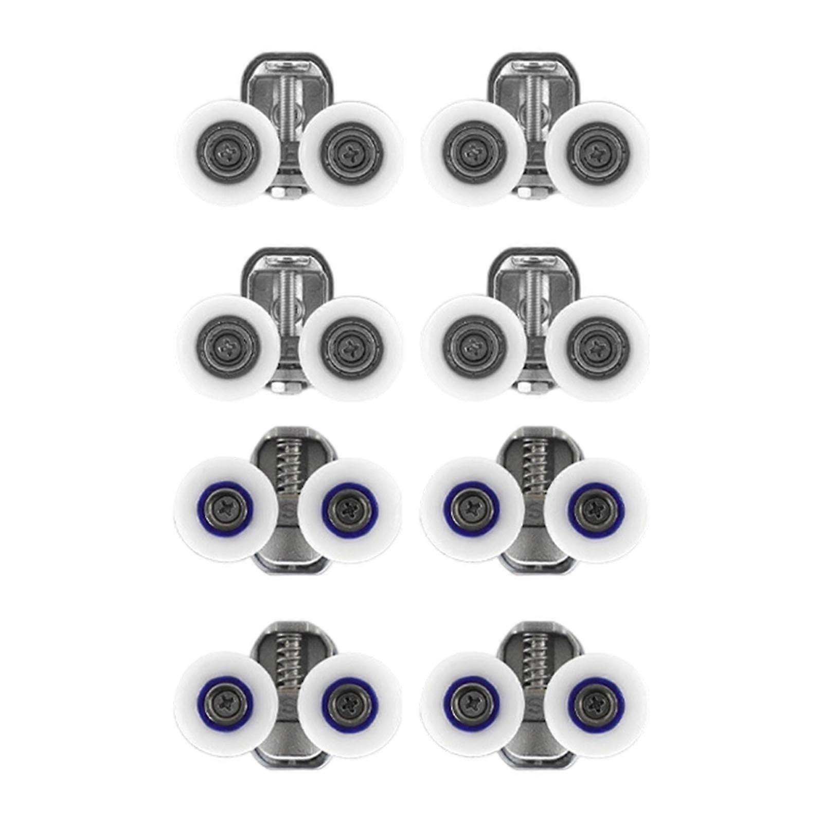 Easy Installation Rollers Featuring Simple Setups Process High Performances Roller Designs for Shower Glass Door Multicolor
