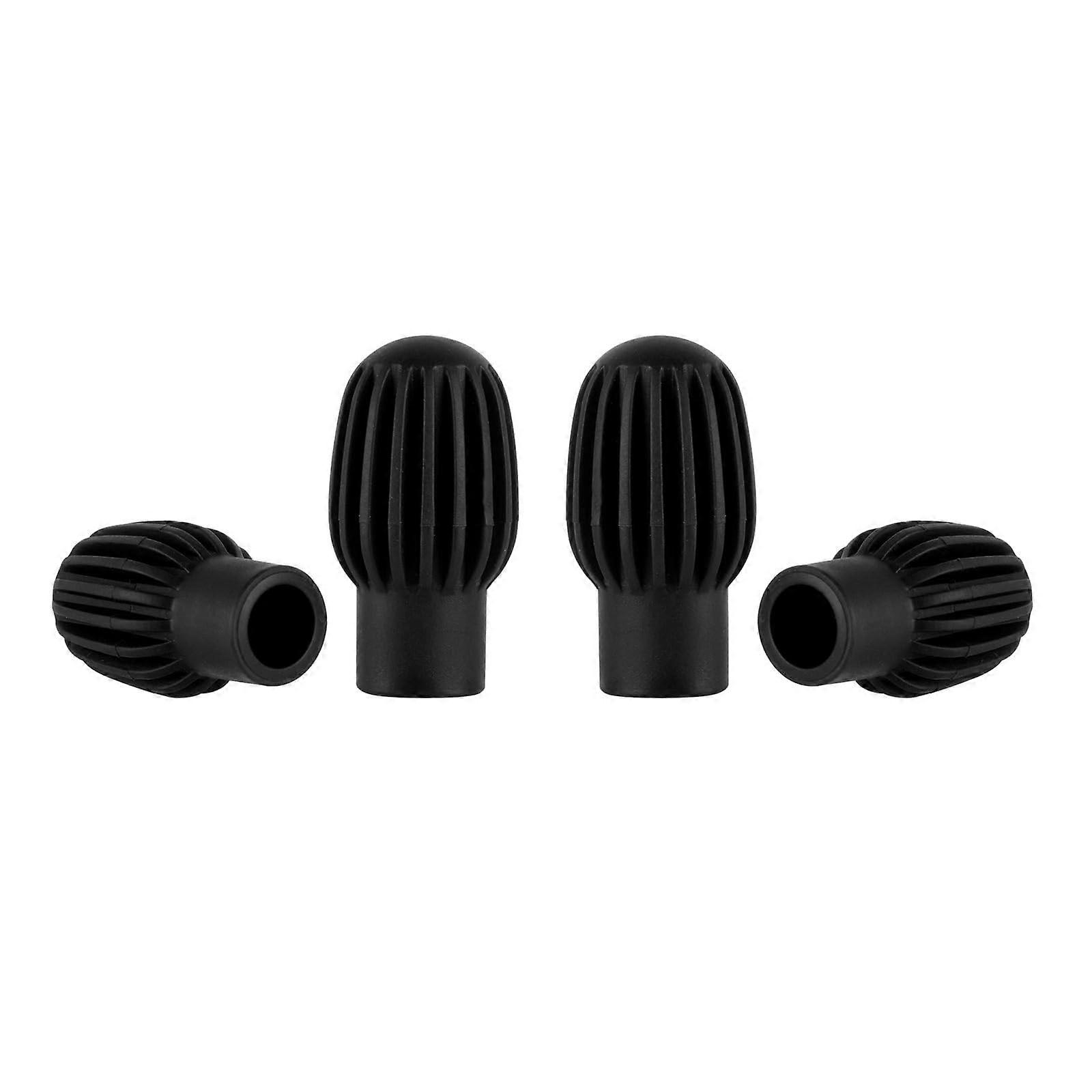 Drumstick Mute Caps Silicone Tips for Quiet Practice Noise Reduction and Drumhead Protection 4pcs