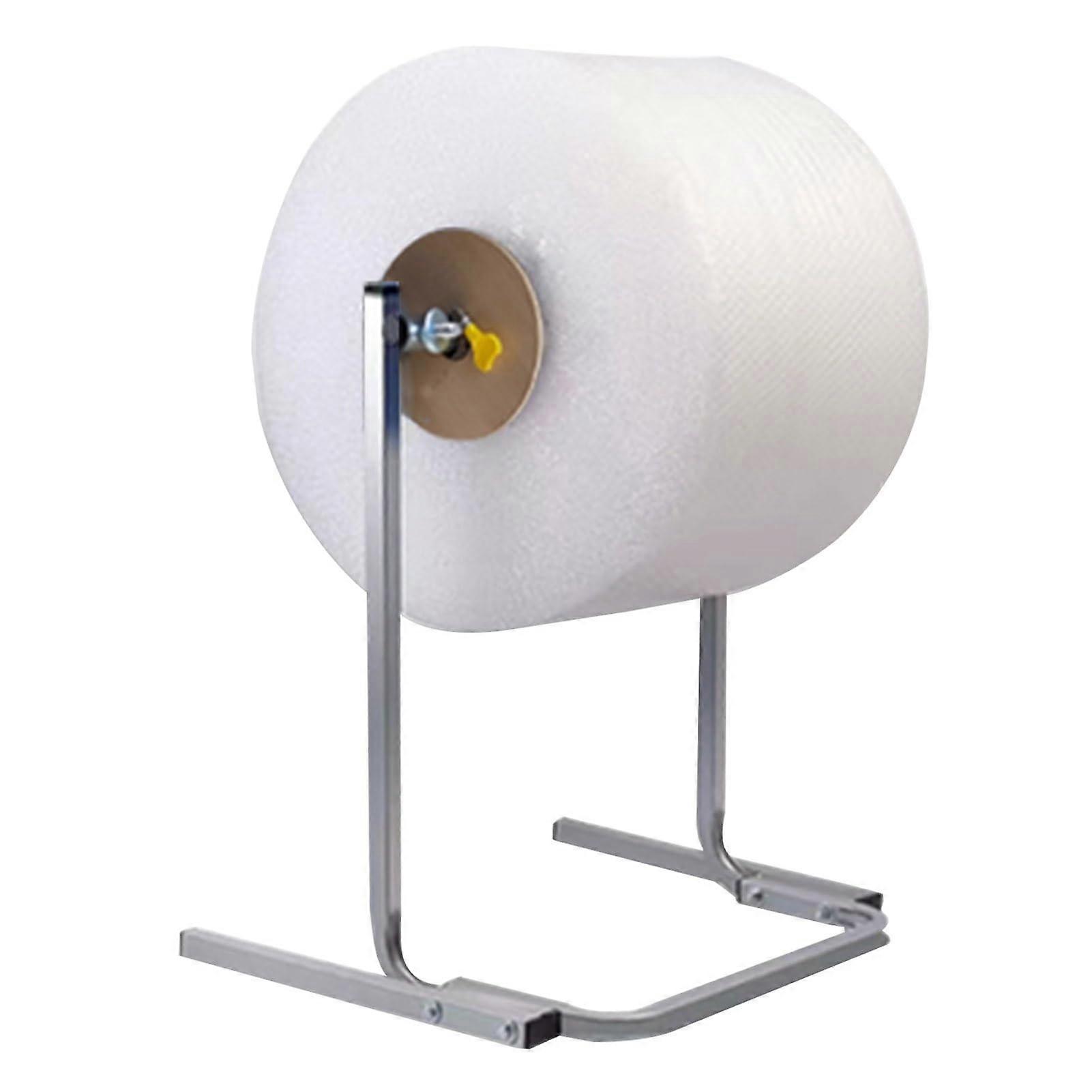 Vertical Bubble Wrap Dispenser with Fast Roll Dispensing, Foldable Stand for Workshop Factory 112x52x68cm