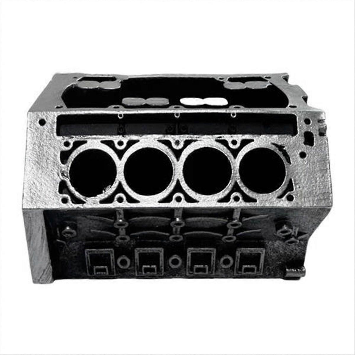 Engine Block Business Card & Pencil Holder Silver