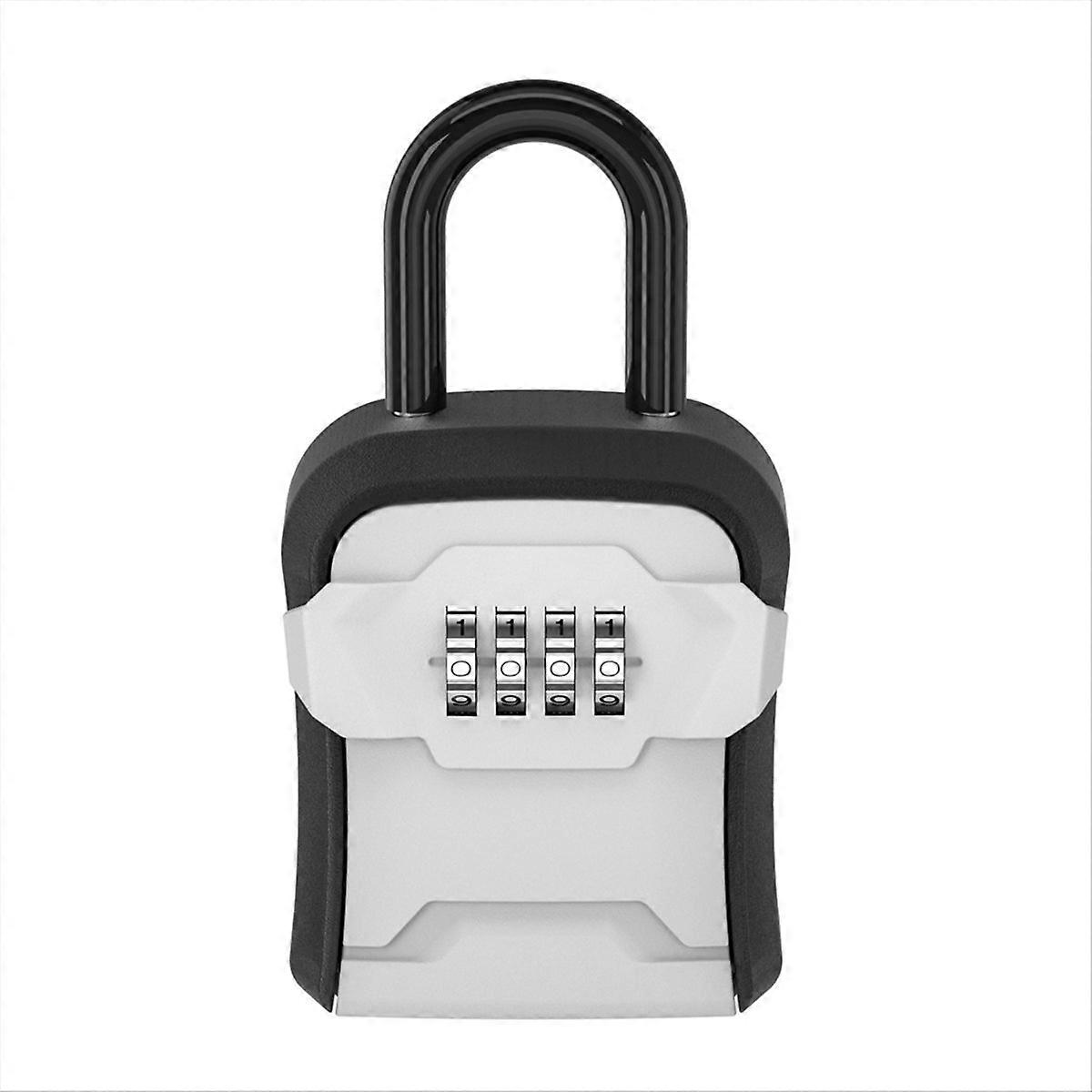 Lock Box, Key Lock Box Wall Mounted Portable Combination Lock Box