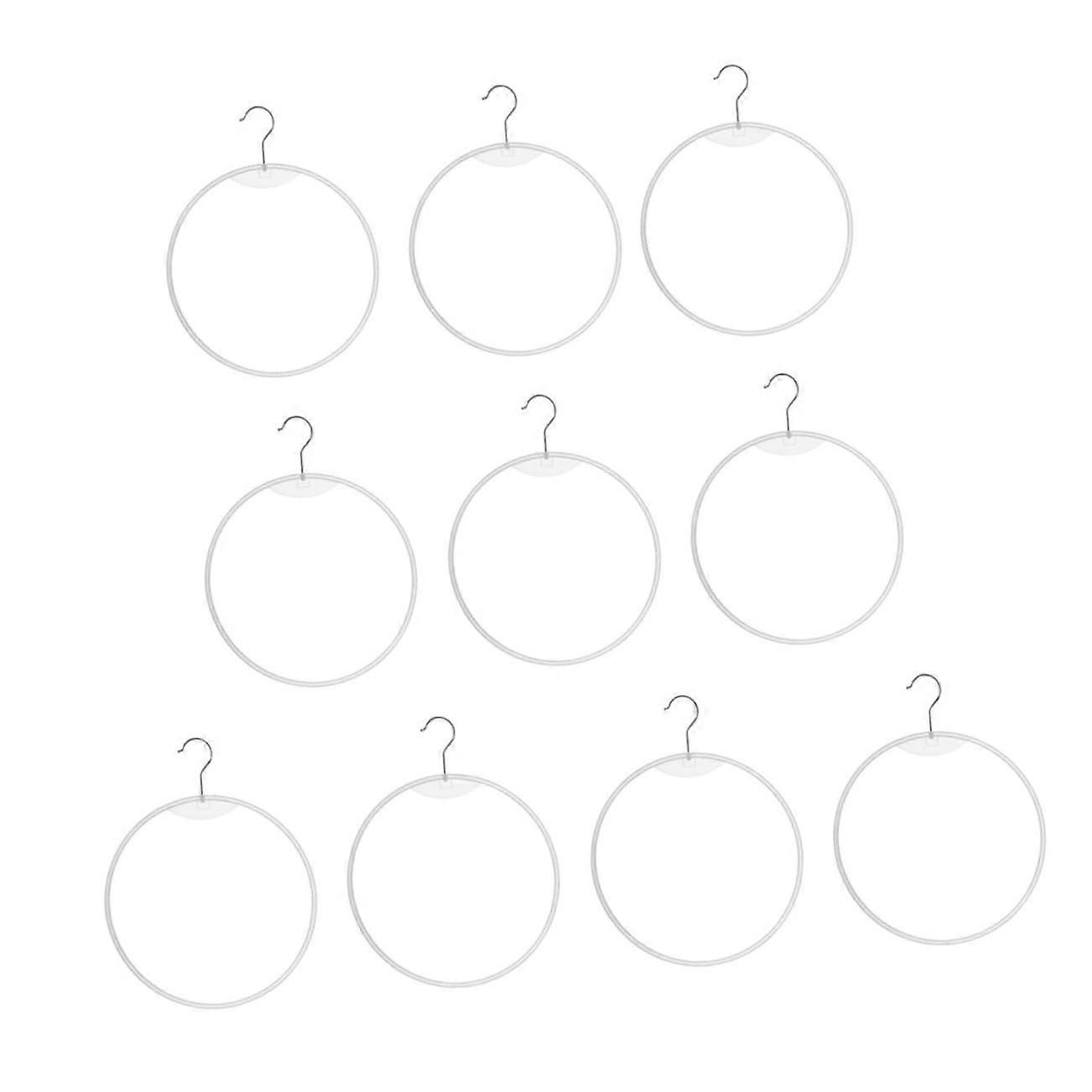10Pcs Circle Shaped Underwear Drying Rack Bikini Display Hangers Protect Delicate Garments