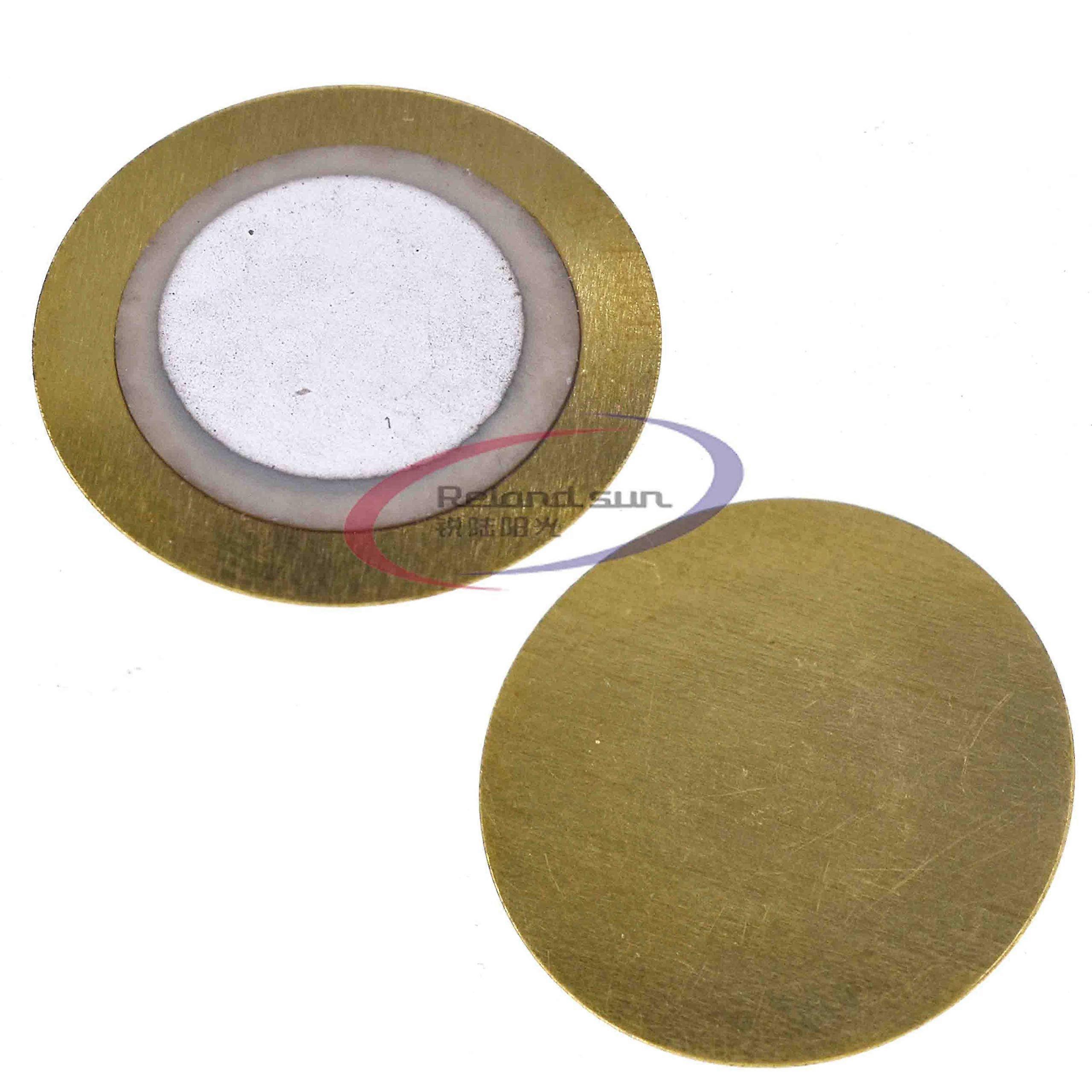 10pcs 35mm Piezo Electric Sensor Disc Copper Sounder Pad for Drum Trigger Replacement