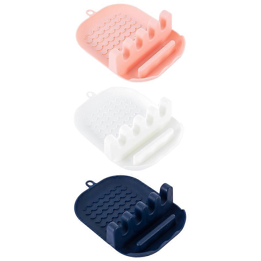 Kitchen Utensil Holder Pot Cover Rack for Kitchen Use 3Pcs Multi-Purpose Storage