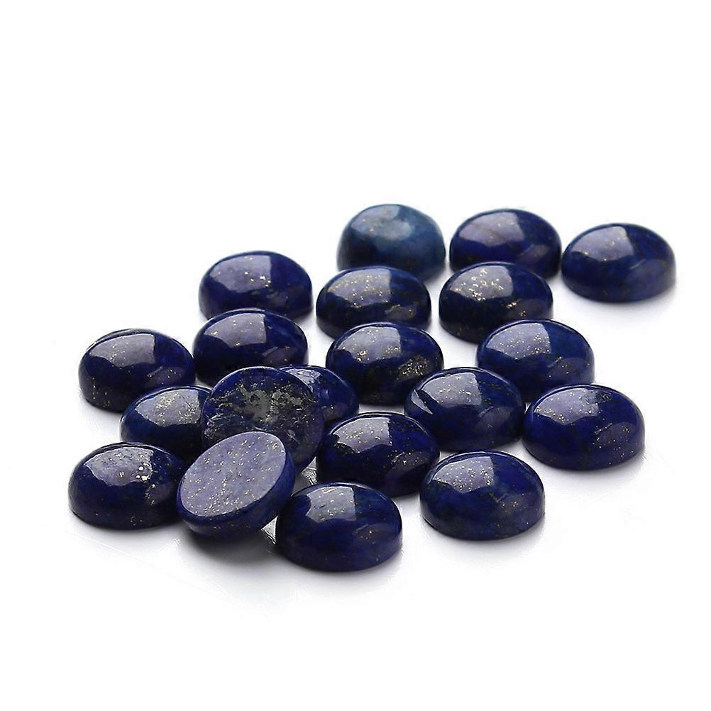 Jewelry Craft Lapis Time Sticker Round Glass Patch 20Pcs Set