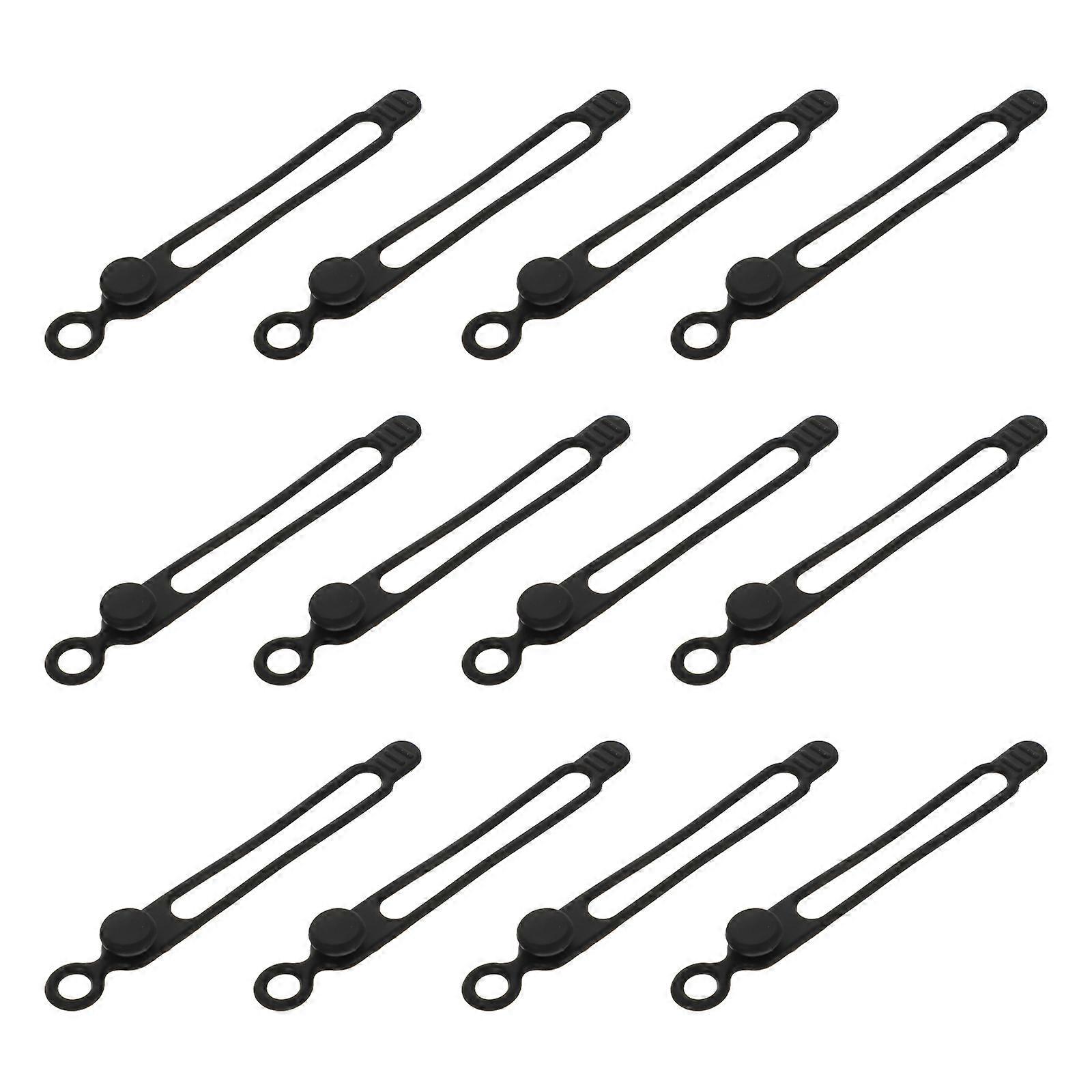 Cord Wraps Silicone Cable Ties for Desk Use 80Pcs Set